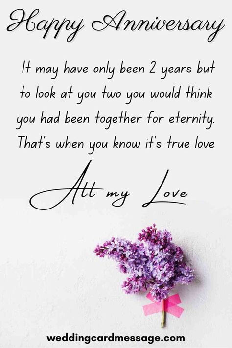 Wish a friend, relative or your partner a happy 2nd wedding anniversary with these moving 2nd wedding anniversary quotes and wishes | #anniversary #wedding #quotes #wishes Love Anniversary Wishes, Happy Wedding Wishes, Anniversary Wishes For Sister, Wedding Wishes Messages, Anniversary Wishes Message, Anniversary Wishes Quotes, Anniversary Wishes For Friends, Anniversary Wishes For Wife, Wedding Anniversary Pictures