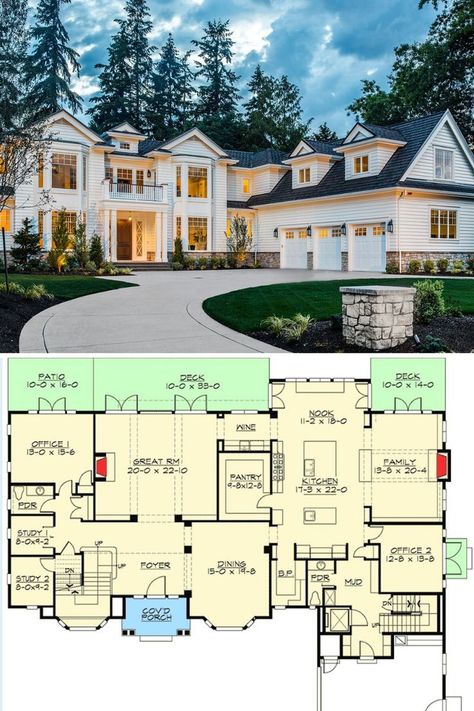 Colonial Home Floor Plans, Sims 4 Hus, Colonial House Plans, Bedroom Traditional, Basement House Plans, Sims 4 House Plans, House Plans One Story, Traditional Colonial, Colonial Home