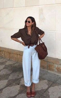 Spring Street Style Casual, Chic Spring Outfits, Spring Outfit Women, Look Boho Chic, Outfit Essentials, Sitges, Summer Work Outfits, Spring Outfits Women, Work Outfits Women