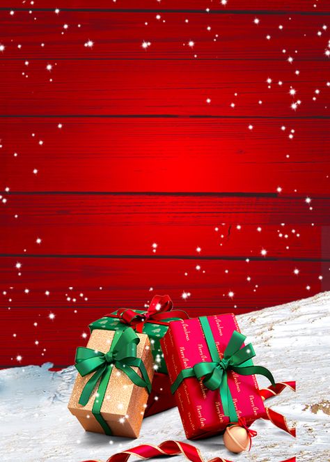 Box Background, Christmas Image, Flower Background Images, Merry Christmas Wallpaper, Photoshop Backgrounds Free, Red Gift Box, Gold Gift Boxes, Background Christmas, Simple Gift