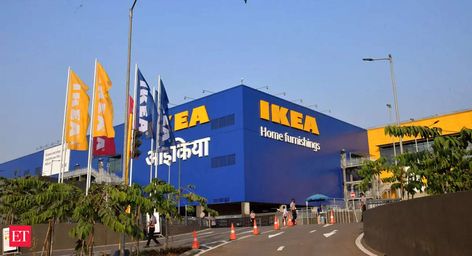 Ikea operates two big box outlets in India, one each in Hyderabad and Navi Mumbai and in December the world's largest furniture retailer had opened its first smaller city centre format in Worli in Mumbai. Ikea Showroom, New India, Ikea New, Ikea Store, Navi Mumbai, Retail Furniture, City Centre, News India, Large Furniture