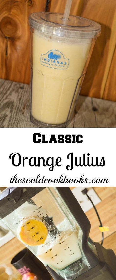 This Classic Orange Julius is an easy and kid-friendly smoothie recipe perfect for a hot, summer day. Kid Friendly Smoothie Recipes, Kid Friendly Smoothies, Orange Julius Recipe, Apricot Smoothie, Blackberry Smoothie, Banana Apple Smoothie, Smoothie Recipes For Kids, Orange Julius, Vitamix Recipes