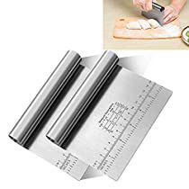 Check this out at Amazon Pastry Bread, Cake Pizza, Measuring Scale, How To Make Dumplings, Pizza Kitchen, Pizza Making, Stainless Steel Mirror, Dough Scraper, Steel Mirror