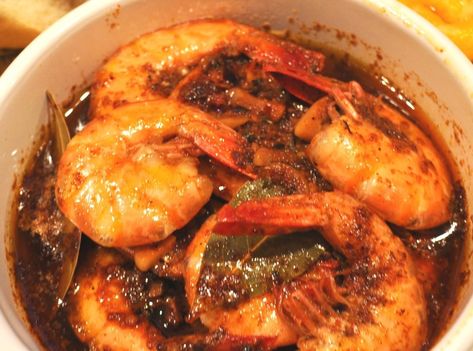 Authentic New Orleans BBQ Shrimp: Photo - 3 #justapinchrecipes Bbq Shrimp New Orleans, Bbq Shrimp Recipe, Shrimp Sauce Recipes, New Orleans Bbq Shrimp, Shrimp Bbq Recipes, Barbecue Shrimp, Bbq Seafood, Cooked Shrimp, New Orleans Recipes