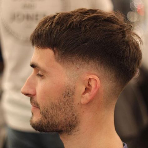 Grunge Pics, Undercut With Beard, Mid Fade Haircut, Mens Haircuts Short Hair, Crop Haircut, Trendy Mens Haircuts, Hair Replacement Systems, Crop Hair, Men Hairstyle