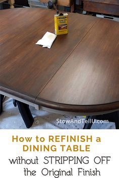 Refinish Dining Room Table, Refinish Kitchen Table, Refinished Table, Dining Table Makeover, Kitchen Table Makeover, Stained Table, Kitchen Table Wood, Pine Table, Table Makeover