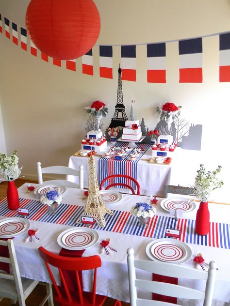 10 Tween Party Ideas on Love The Day by Lindi Haws Ratatouille Birthday, Sadie Ideas, Ratatouille Party, French Lunch, French Dinner Parties, Decoration Communion, French Themed Parties, French Party, Parisian Party