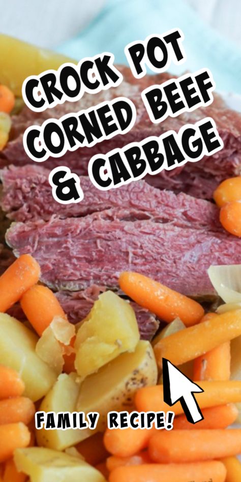 Corned Beef Recipes Crock Pot, Crockpot Cabbage Recipes, Corned Beef Recipes Slow Cooker, Recipes Corn, Crock Pot Corn, Crock Pot Corned Beef, Slow Cooker Corned Beef, Corn Beef, Best Crockpot