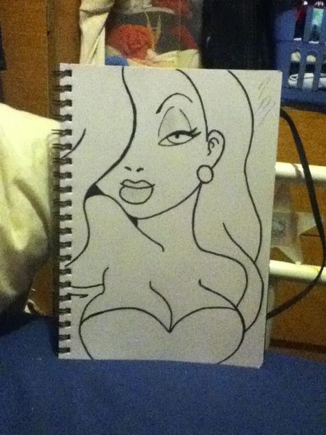 Jessica Rabbit Canvas Painting, Tattoo Drawings Easy Simple, Jessica Rabbit Art Paintings, Jessica Rabbit Outline, Jessica Rabbit Drawing Easy, Jessica Rabbit Drawing Sketches, Jessica Rabbit Cartoon Drawing, Cute Things To Sketch Easy, Jessica Rabbit Art Drawings