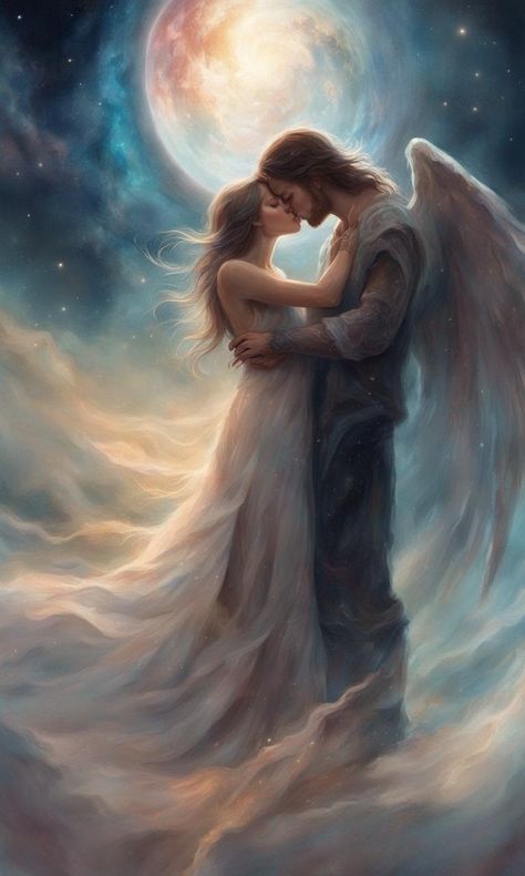 Kissing With Pasion Romance Covers Art, Lovers Images, Romantic Dance, Fantasy Love, Siluete Umane, Fantasy Couples, Romance Art, Best Pose For Photoshoot, Romantic Scenes