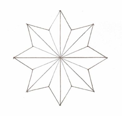 8 Point Star Quilt Pattern, Fantasy Police, Quilt Shapes, Straw Star, 8 Pointed Star, Star Drawing, Drawing Pics, 8 Point Star, 5 Point Star