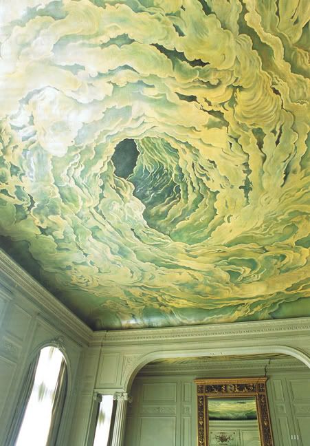 stormy skies overhead Ceiling Murals, Viborg, Dream House Interior, The Ceiling, Dream House Decor, Mural Art, Aesthetic Room Decor, My New Room, Dream Home Design