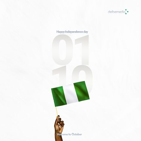 Happy Independence Day Nigeria Flyer, Nigeria Independence Day Flyer Design, Nigeria Independence Day Design, Independence Day Flyer Design, Happy Independence Day Nigeria, Nigeria Independence Day, October Design, Nigeria Independence, Real Estate Marketing Quotes