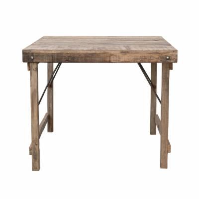 Folding Coffee Table, Wood Folding Table, Distressed Table, Into The Wood, Folding Dining Table, Brown Table, Kitchen Models, Square Table, Wood Square