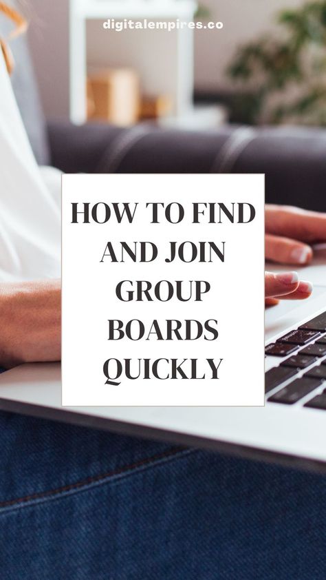 Are you wondering how to find and join the right group posts? I will share with you my top tips on how to find and join the right group boards on Pinterest. #howtofindgroup #pinterestforbegginers #pinteresttips Grow On Pinterest, Using Facebook For Business, Pinterest Group Boards, Pinterest Marketing Manager, Pinterest Traffic, Pinterest Group, Women Motivation, Pinterest Marketing Strategy, Group Boards