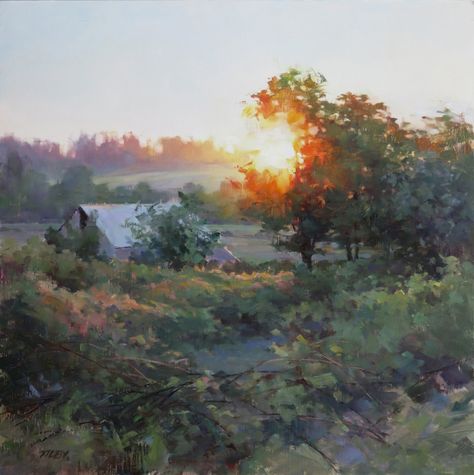 Modern Landscape Art, The Sun Rises, Painting Competition, Sun Rises, Modern Landscape, Southwest Art, Paintings I Love, Plein Air Paintings, Pastel Art