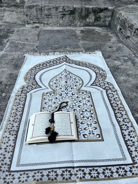 Size : 70 x 110 centimeters Shipping We use Express shipping for our products you will recieve it in few working days.... White Gray Chenille Prayer Mat with Velvet Quran Tasbeeh Gift Set,Religious Rug,Islamic Design,Ramadan Eid Gift, Muslim Wedding Gift,Sejjada Prayer Mat Islam, Prayer Mat, Islamic Decor, Eid Gift, Islamic Design, Prayer Rug, Muslim Wedding, Islamic Wall Art, Eid Gifts