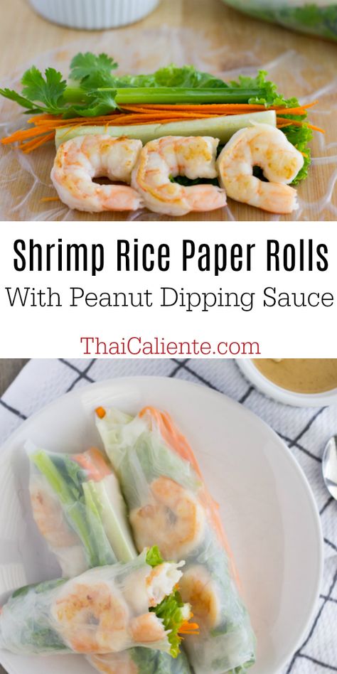 Simple Rice Paper Rolls, Thai Rice Wrap Spring Rolls, Japanese Rice Paper Rolls, Prawn Rice Paper Rolls Recipe, Asian Rice Paper Wraps, Shrimp Wraps Rice Paper, Rice Paper Rolls Shrimp, Asian Wraps Rice Paper, Rice Paper Recipes Shrimp