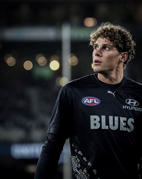 Charlie Curnow Carlton, Charlie Curnow Wallpaper, Charlie Curnow Afl, Charlie Curnow, Carlton Afl, Afl Players, Carlton Football Club, Carlton Blues, Future Boyfriend