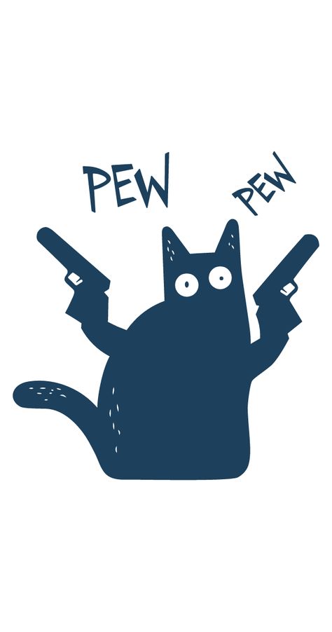 Cat Pew Pew meme is an onomatopoeia associated with the sound of guns being fired. Now in a Cat Pew Pew Meme Sticker.. Pew Pew Wallpaper, Pew Pew Meme, Funny Cats Drawing, Funny Cat Illustration, Optical Illusion Tattoos, Pew Pew Pew, Illusion Tattoos, Black Cat Tattoos, Meme Stickers