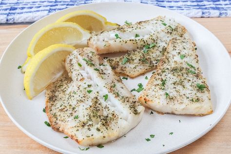 Frozen Fish Fillets in Air Fryer [Unbreaded] - Simply Air Fryer Frozen Orange Roughy In Air Fryer, Air Fryer Fish From Frozen, Airfryer Hake Fillet, Air Fryer Baked Fish, How To Fry Fish In Air Fryer, Cooking Frozen Fish In Air Fryer, Air Fryer Frozen Fish Fillets Recipes, Air Fryer Basa Fillets, Frozen Fish Air Fryer Recipes