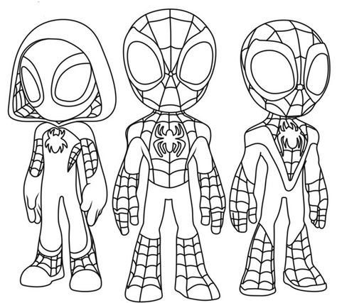 Spiderman Coloring Pages, Spider Coloring Page, Superhero Coloring Pages, Spiderman Coloring, Zestaw Ikon, Superhero Coloring, Boy Coloring, Adults Coloring, Cartoon Coloring