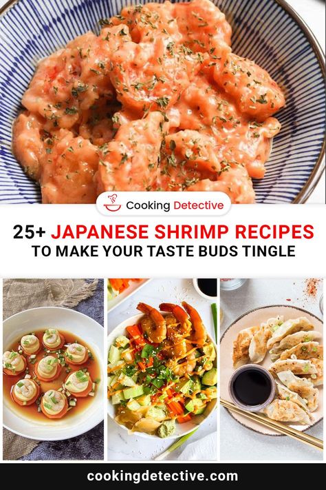 Did you ever have Japanese shrimp recipes? If not, you’re missing out! These little seafood treasures are not only delicious but also healthy. Shrimp Japanese, Japanese Shrimp, Seafood Healthy, Healthy Appetizers Recipes, Mini Appetizers, Dinner Rotation, Shrimp Recipes Healthy, Best Appetizer Recipes, Japanese Recipes