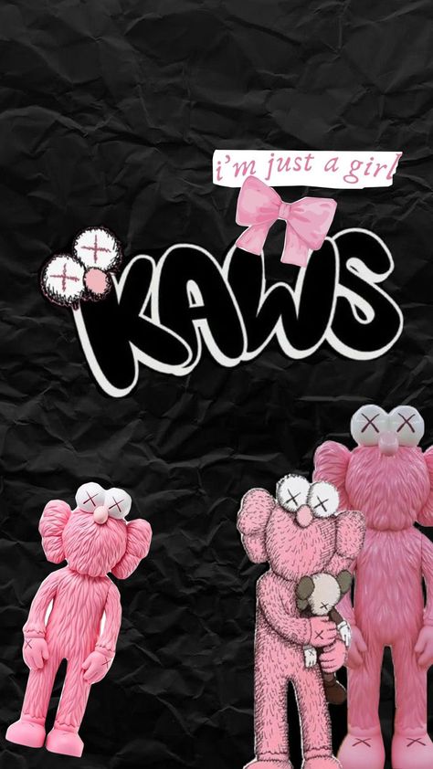 Kaws wallpaper Cute Wallpapers Kaws, Kaws Wallpaper For Ipad, Kaws Lockscreen Wallpaper, Pink Wallpaper Kaws, Klaws Wallpapers, Kaws Desktop Wallpaper, Red Kaws Wallpaper, Kaws Pink Wallpaper, Kaws Background