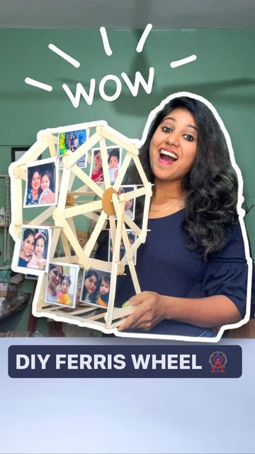 Jonita Gandhi, Rocky Aur Rani, Ice Cream Stick Craft, Diy Photo Frames, Ice Cream Stick, Christmas Idea, Popsicle Stick Crafts, Mini Photo, Popsicle Sticks