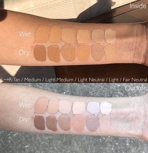 Tarte Shape Tape concealer #swatches Just a pic to show how much they oxidize! The shade Light is definitely meant for cool skin tones because (in person), it looks almost grey on my skin. #tarteshapetapeconcealer #tarteshapetapeswatches #shapetapeconcealer #shapetapenation #tarte Tarte Shape Tape Concealer Swatches, Shape Tape Concealer Swatches, Concealer Swatches, Tarte Shape Tape Concealer, Shot Ideas, Shots Ideas, Shape Tape Concealer, Tarte Shape Tape, Cool Skin Tone