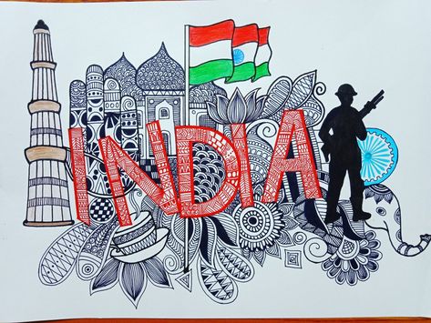 Mandala art for Republic Day & Indepndence Day 26 January Republic Day Mandala Art, Republic Day Mandala Art, Republic Day Art, Bored Ideas, Constitution Day, India Flag, Drawing Journal, Beautiful Art Paintings, 15 August