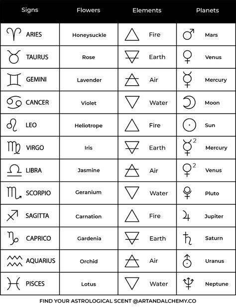 Hand Tattoos Astrology, Alchemical Symbols Elements, Star Sign Elements, Element Signs Tattoo, Zodiac Elements Symbols, Alchemy Chart, Capricorn Tattoo Elements, Gemini Zodiac Tattoos For Women, Element Zodiac Signs