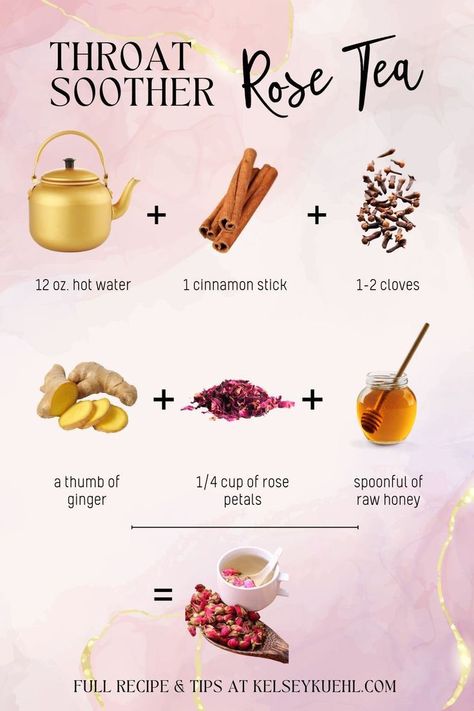 Tea That Helps Sore Throat, Tea To Help With Cold, Tea For A Sore Throat, Throat Tea Remedies, Best Drink For Sore Throat, Throat Soothing Tea, Teas That Help With Sore Throat, Sore Throat Drinks Recipes, Best Teas For Colds