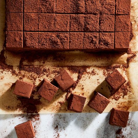 Nama Chocolate, Japanese Chocolate, Chocolate Squares, Chocolate Baking, Unsweetened Cocoa, Chocolate Truffles, Frozen Treats, Few Ingredients, Food 52