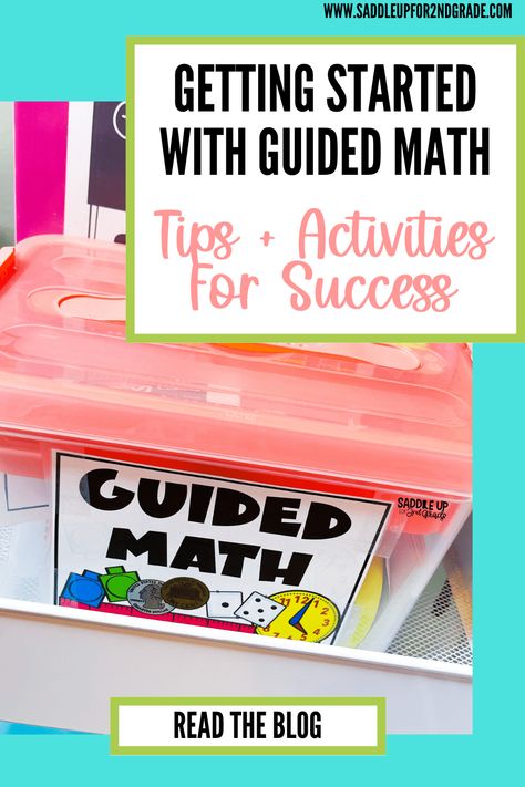 Getting started with guided math instruction? Check out my best guided math activities and tips to implement this framework of instruction successfully! #guidedmath #guidedmathactivities #guidedmathlessonplans Guided Math Centers, Math Instruction, Math Strategies, Primary Students, Math Stations, Primary Classroom, Math Tricks, Guided Math, Bright Ideas