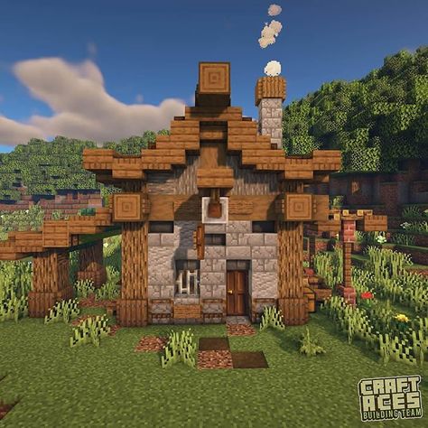 18 Minecraft Medieval Build Ideas and Tutorials - Mom's Got the Stuff Minecraft Medieval Village, Instagram Bakery, Minecraft Medieval House, Minecraft House Plans, Bangunan Minecraft, Minecraft Cottage, Minecraft Castle, Minecraft Medieval, Cute Minecraft Houses