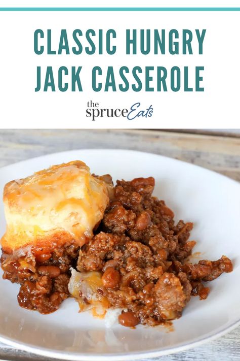 Recipes With Pork And Beans, Ground Beef And Biscuits, Ground Beef Baked Beans, Baked Beans With Hamburger, Ground Beef Beans, Baked Bean Casserole, Beef And Beans, Casserole With Ground Beef, Easy Biscuits