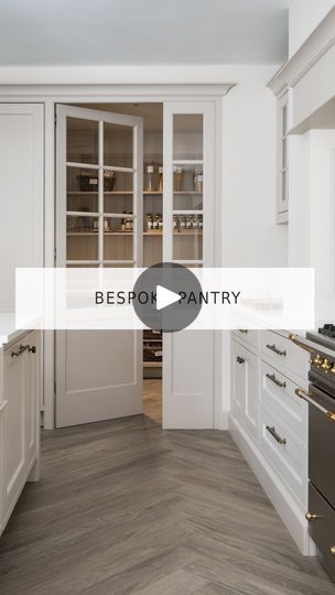 Microwave Oven In Kitchen, Pantry With Microwave Built Ins, Fridge In Pantry, Walk In Pantry With Appliance Counter, Pantry With Microwave, Pantry With Fridge, Integrated Microwave, Second Kitchen, Main Kitchen