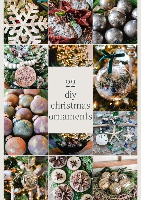 22 Creative and Easy-to-Make DIY Christmas Ornaments Diy Christmas Ornaments For Men, Christmas Bell Ornaments Diy, How To Decorate Christmas Ornaments, Glass Christmas Ornaments Diy Ideas, Diy Holiday Ornaments For Adults, Meaningful Christmas Ornaments, Diy Mushroom Christmas Ornaments, Diy Christmas Ornaments For Couples, Crafts With Clear Ornaments