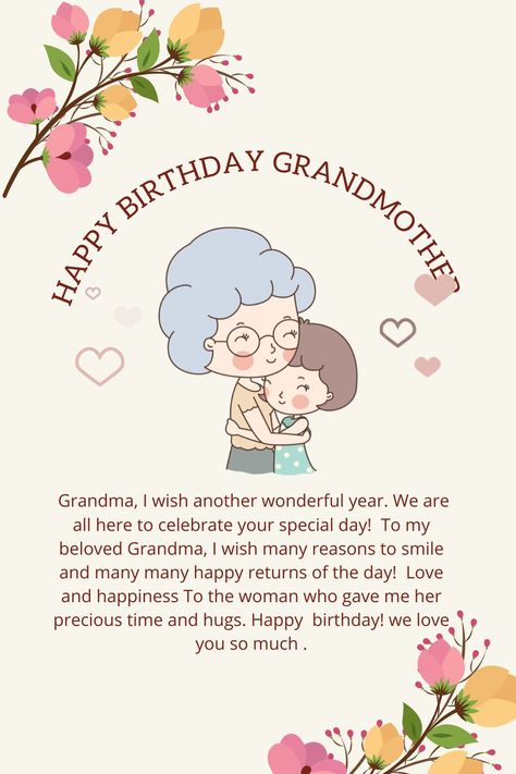 Greeting Card For Grandma, Happy Birthday For Grandma, Thank You Grandma, Happy Birthday Card For Grandma, Happy Birthday Nani, Birthday Quotes For Grandma, Happy Birthday Grandmother, Happy Birthday Grandma Card, Happy Birthday Grandma Quotes