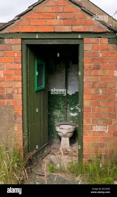 Old outside toilet in outhouse, England Stock Photo - Alamy Old Toilet, Outhouse Bathroom, Outside Toilet, Image Processing, Photo Image, The Outsiders, High Resolution, Stock Images, England