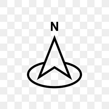 North Sign Symbol, North Symbol, North Logo, Electricity Poster, North Arrow, Burger Icon, Burger Vector, Compass Vector, Compass Drawing