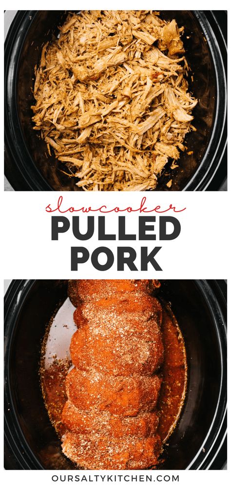 Shredded Pork Crockpot, Oven Pulled Pork, Pulled Pork Tenderloin, Pulled Pork Crock, Slow Cooker Pulled Pork Recipe, Bbq Pulled Pork Slow Cooker, Pulled Pork Recipe Slow Cooker, Crock Pot Pulled Pork Recipe, Pork Crockpot Recipes