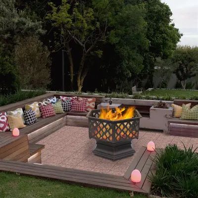 Cheap Fire Pit, Camping Fire Pit, Fire Pit Materials, Metal Fire Pit, Fire Pit Sets, Portable Fire Pits, Square Fire Pit, Fire Pit Bowl, Fire Pit Grill