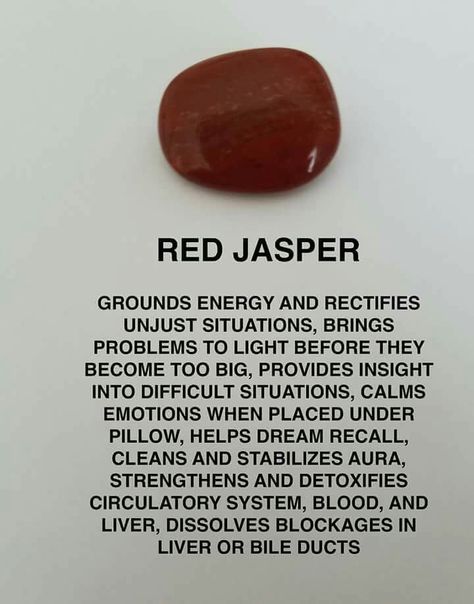 Red jasper Red Crystals Identification, Red Jasper Properties, Red Jasper Aesthetic, Red Jasper Crystal Meaning, Red Agate Meaning, Red Jasper Meaning, Red Jasper Jewelry, Crystal Magick, Red Jasper Crystal