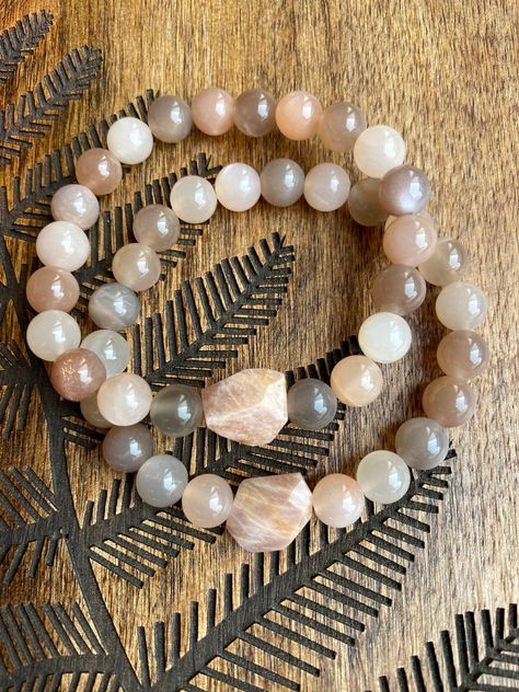 Spirit Healing, Wrist Mala, Spirit Guide, Beads Bracelet Design, Divine Light, Crystal Healing Bracelets, Moonstone Crystal, Moonstone Bracelet, Yoga Jewelry