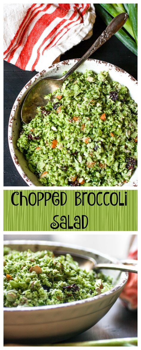 Chopped Broccoli Salad, Chopped Broccoli, Fall Produce, Vegetarian Salad, Produce Recipes, Fit Foods, Raw Broccoli, Delicious Smoothies, Keto Side