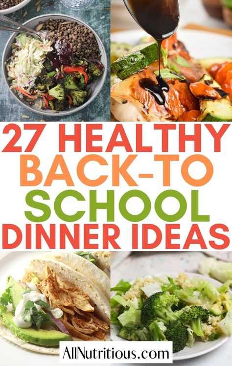 These healthy back to school dinner ideas are the best way to stick to a healthy diet during the busy school year. You can easily prepare any of these delicious dinner recipes for your whole family to enjoy. Healthy Back To School Dinners, School Dinner Ideas, Back To School Dinner Ideas, Back To School Dinners, Amazing Smoothies, Back To School Dinner, School Dinner, Sheet Pan Dinners Chicken, School Dinners