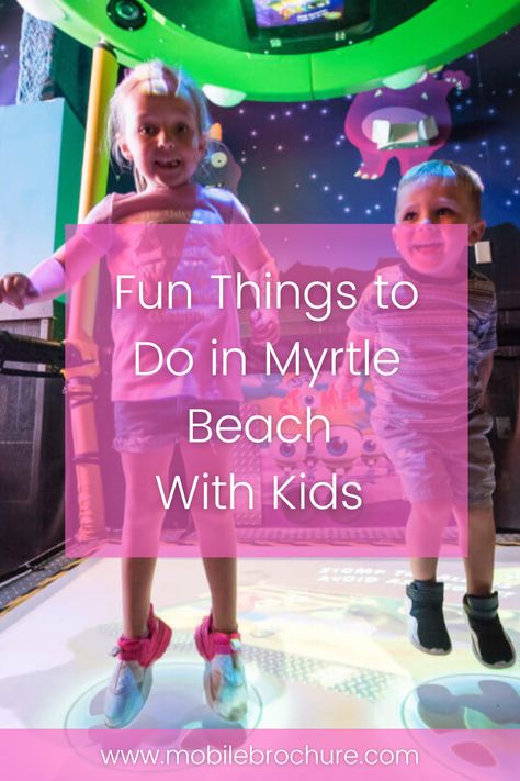 Fun Toddler Activities, Things To Do With Toddlers, Myrtle Beach Family Vacation, Myrtle Beach Things To Do, Beach With Kids, Myrtle Beach Trip, Trampoline Parks, South Carolina Travel, Myrtle Beach Vacation