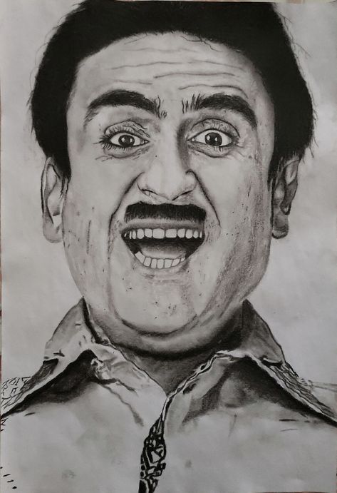 Jethalal | Dilip Joshi | TMKOC 🤓 Jethalal Sketch, Jethalal Drawing, Dilip Joshi, Sketch Images, Pencil Sketch Images, Sketches Simple, Cute Easy Drawings, Art Drawings Sketches Simple, Colorful Drawings